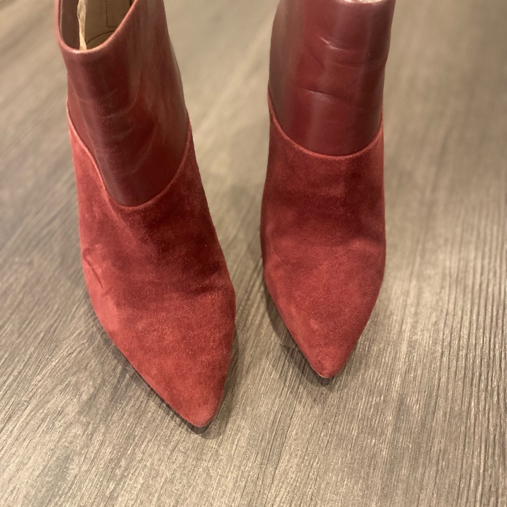 Michael Kors Red Ankle Booties